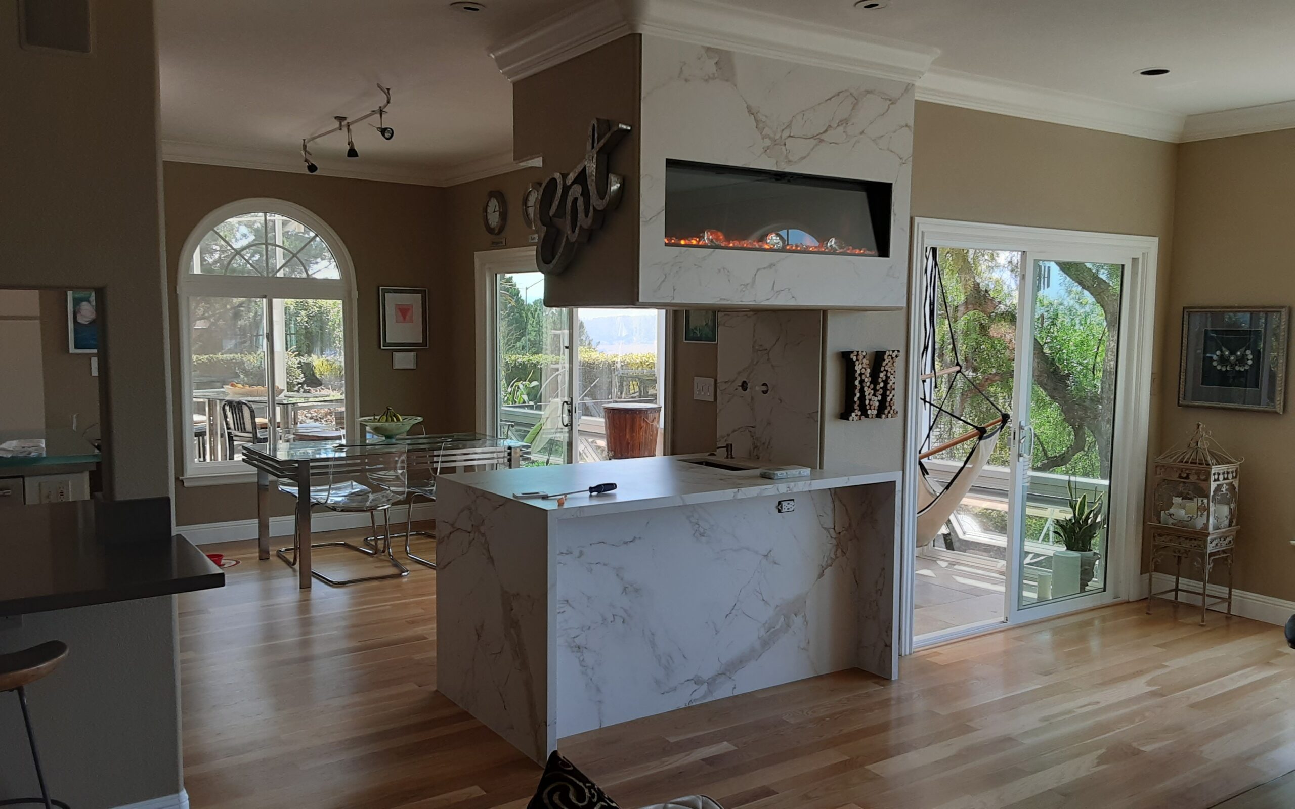 Marble countertop Atherton California