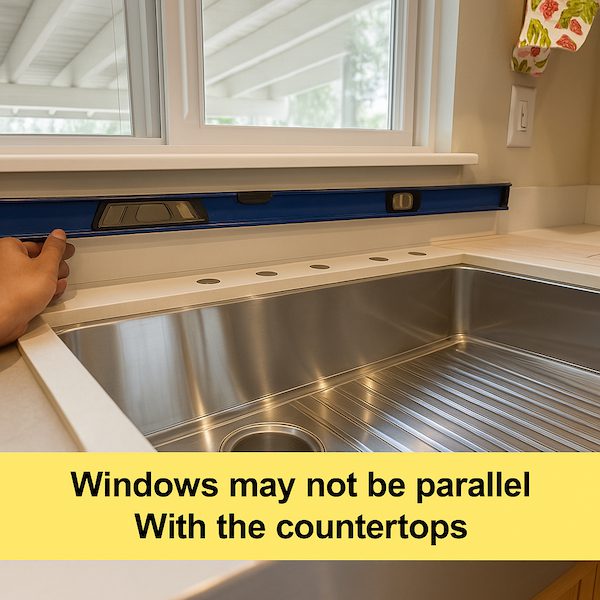 Windows may not be parallel.